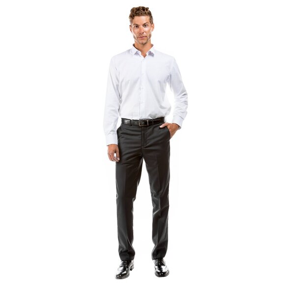 Azzuro Men’s Business Core 3-Pack of Dress Pants (Unhemmed/Open Bottom) - Picture 6 of 7